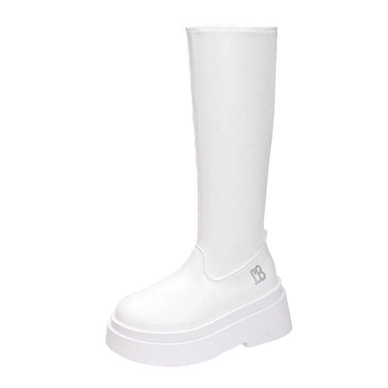 High Heel 2025 Single Popular Boots Small New Black Boots Female Internet Celebrity Thick Bottom This Year