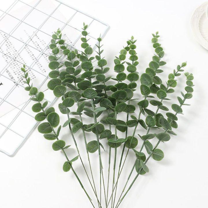 Artificial Eucalyptus Branch - Green Plant for Home Décor and Flower Arrangements
