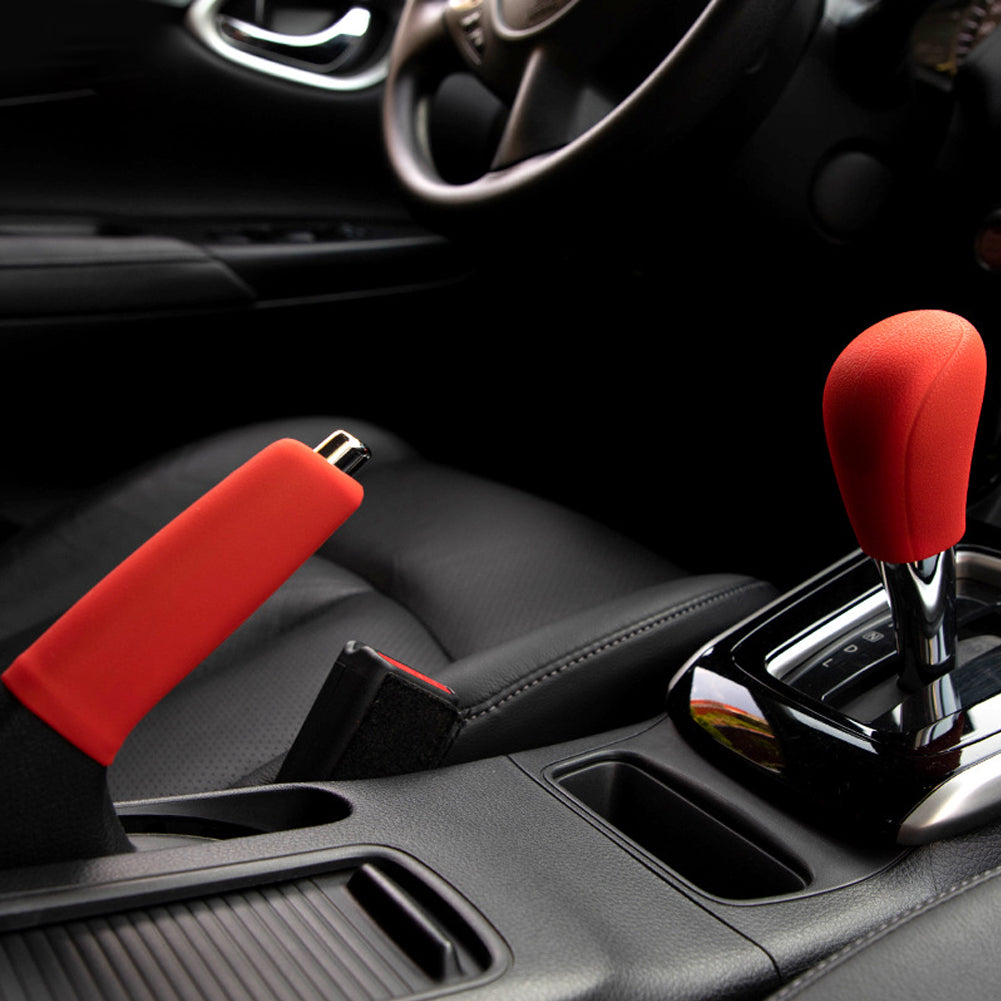 Silicone Car Case Gear Head Shift Collars Shift Knob Grips Cover Shift Lever Decoration For Nissan LIVINA SYLPHY TIIDA TEANA