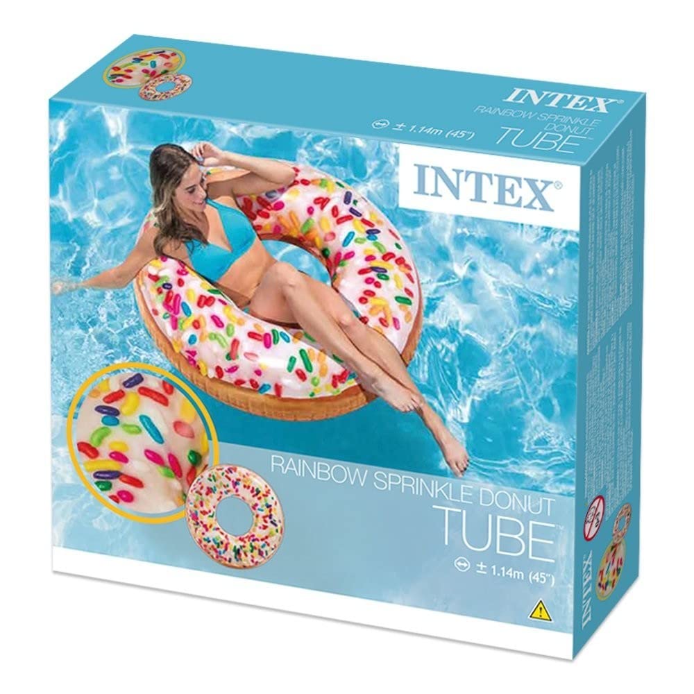 

INTEX Float Float Sprinkle Donut Tube 56263 Japanese [Genuine Product] белый