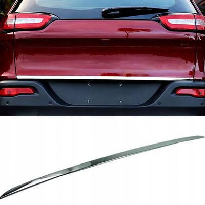 Jeep CHEROKEE V KL - Chrome Trunk Trim - Tailgate Accent - Premium Car Rear Detail - Shine Enhancer