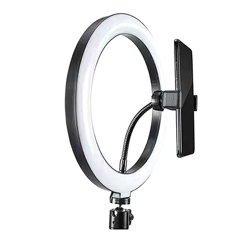 Flexible Hose Phone Clip Holder For Smartphone Stand Live Broadcast Selfie Ring Lamp Phone Clamp Bracket