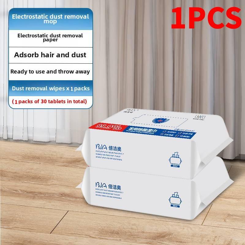 

Электростатическая одноразовая швабра для пола, вращающаяся швабра для сухой и влажной уборки для домашнего использования Wet Wipes