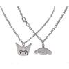 Necklace For Girl - 2pcs Kuromi Necklace,cinnamoroll Necklace Good Friend Alloy Necklace Adjustable Necklace Bracelet Set - JXLGV 25-26