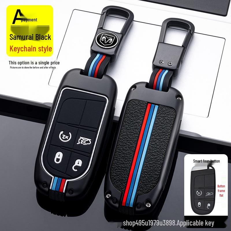 Jeep Key Case for Compass, Cherokee, Renegade, Grand Cherokee & Grand Commander