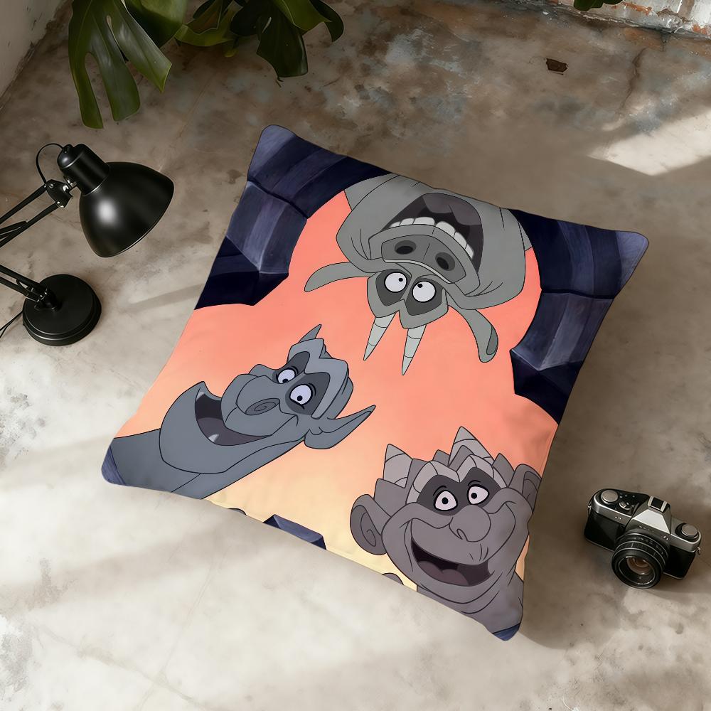 Cartoon The HHunchback Notre Dame DSN cushion cover Home Office Convenient Nordic Simplicity Hit With Zipper Cushion Cover