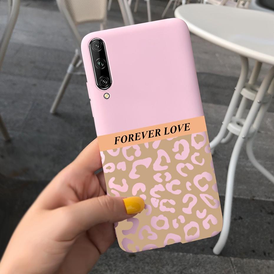 For Huawei Y9s Case Lovey Pattern Macaroon Silicone Soft TPU Back Cover For Huawei Y9S Y 9s SKT-L21 STK-LX3 STK-L22 Phone Cases
