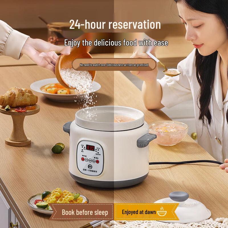 Electric Ceramic Slow Cooker