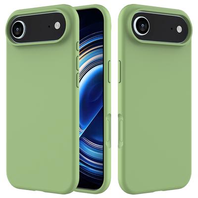Luxus Flüssigsilikon Handyhülle für IPhone 17 Air 16 15 14 13 12 Pro Max 17Pro Stoßfeste Rückseite Schutzhülle