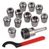 Precision ER32 Collet Chuck Set   MT2 Shank Handle Holder   Spanner for Milling Machine with Box