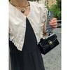 Pattern Patent Leather Bag Fashionable Texture Hand-held Small Square Bag 2025 New Motorcycle Crossbody Bag for Women
