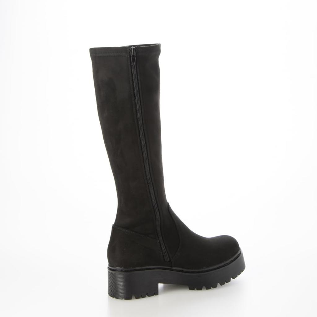 [Evol] Long Boots with Stretch Thick Soles