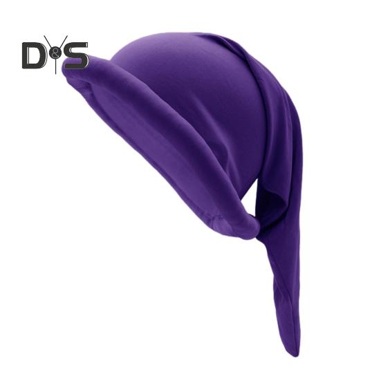 

Рождественская шапка гнома, цветная шапка для костюма гнома, влагоотводящая дышащая шапка для рождественских костюмов гнома фиолетовый