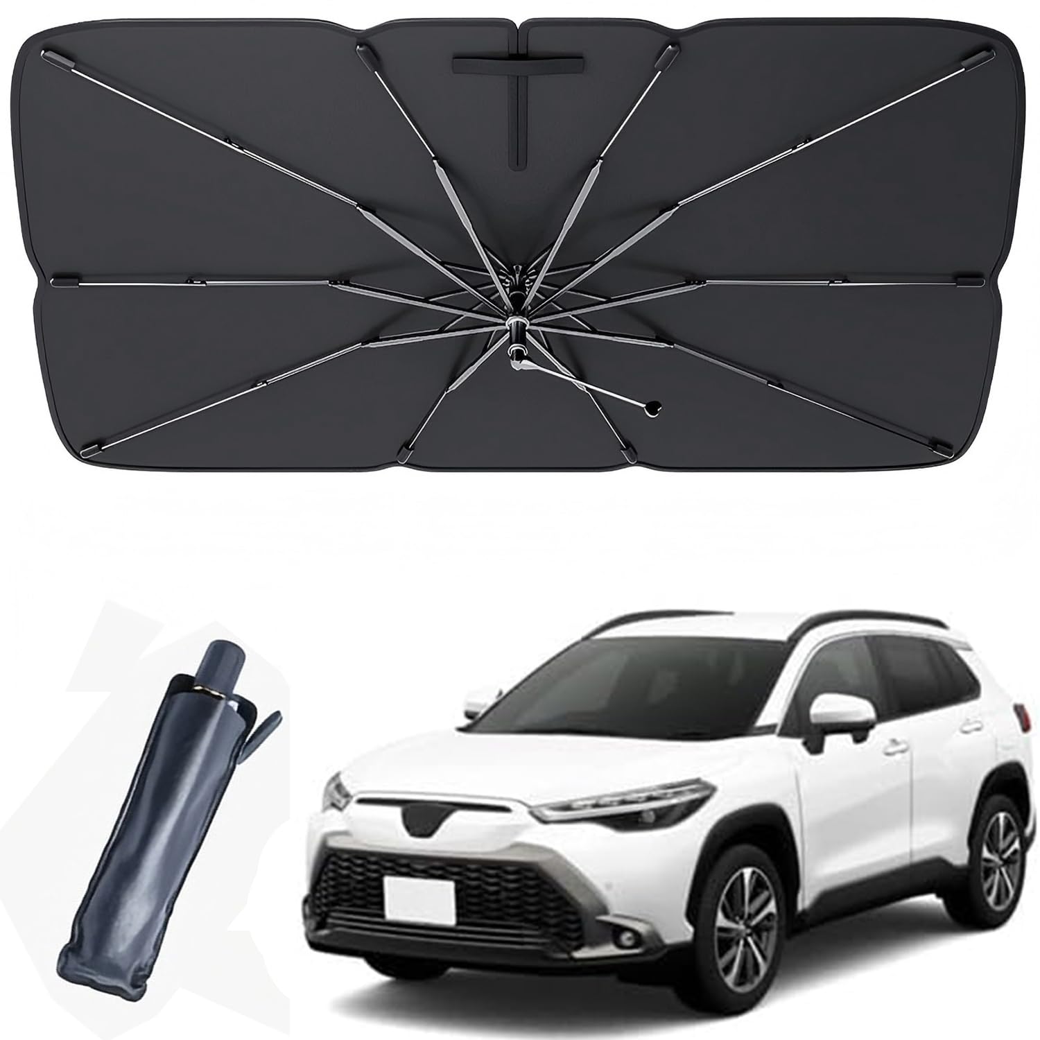 

[Усиленное ребро из углеродистой стали] Солнцезащитный козырек для переднего стекла Toyota Corolla Cross 10 Series 2WD (сентябрь Toyota Corolla Cross 10 series