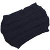 New Autumn and Winter Ladies Knitted Hair Band Widening Face Wash Head Cover Empty Top Hat Warm Sports Cap