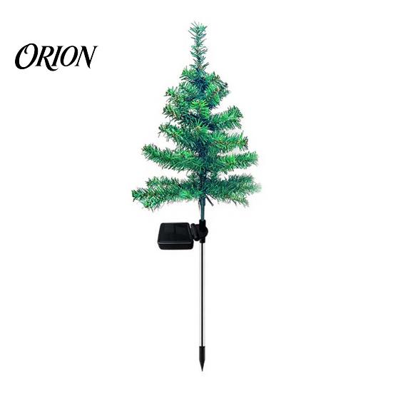 Waterproof Solar Garden Stakes Christmas Tree Stake Lights, Outdoor IP65 Crooked Lamp with Colorful Light for Automatic Dusk to Dawn Lights