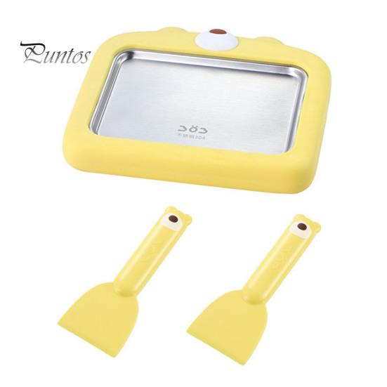 

Ручная машина для приготовления мороженого, неэлектрическая машина для приготовления йогурта и щербета со скребком, портативный инструмент для приготовления десертов для детей и семейного отдыха, экологически чистый жёлтый