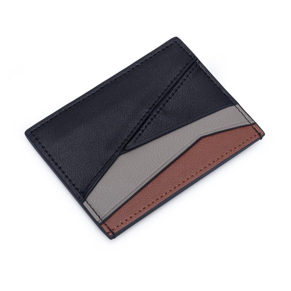 Credit Card Wallet Super Slim Card Holder Genuine Leather Wallet for Man and Women with 4 Card Slots and 1 Coin Pocket