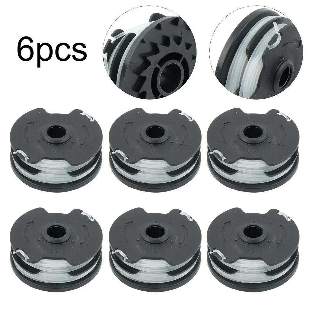 1/6pcs Trimmer Spool Line For Parkside Cordless Grass Trimmer for PRTA 20-Li A1, B2, C3 Models Outdoor Garden Replacement Part