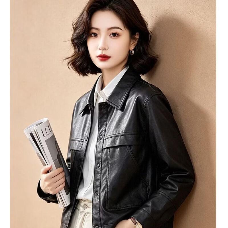 EST+II Retro Cool Lapel Zipper Short Jacket