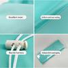 Multiple Rackets Storage Pouches Soft Velvets Fabric Secure Spring Lock Fastener Compacts Carry Design