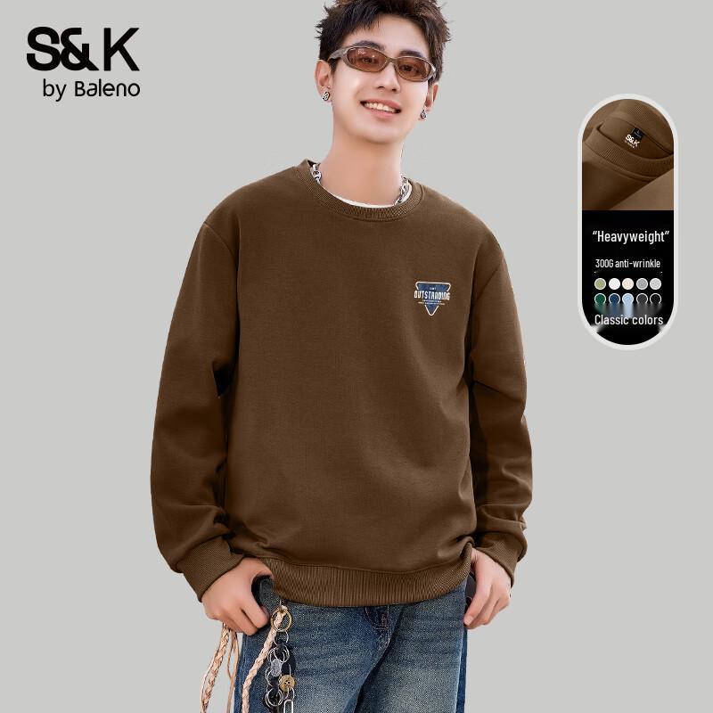 Baleno S&K Series Couple's Relaxed Fit Sweatshirt with Geometric Print