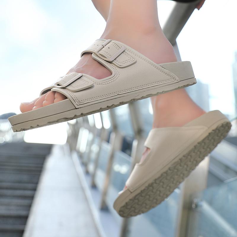 Sommarmode Lätta Utomhustofflor Strandskor Vardagssandaler Hemtofflor och Flipflops