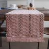 Simple Long Tassel Solid Color Table Runner Woven Dining Table Decoration for Wedding Party Soft Reusable Easy-Care Placemat