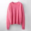 Women's Plus Size Round Neck Wool Knit Sweater - Autumn/Winter 2025 Collection