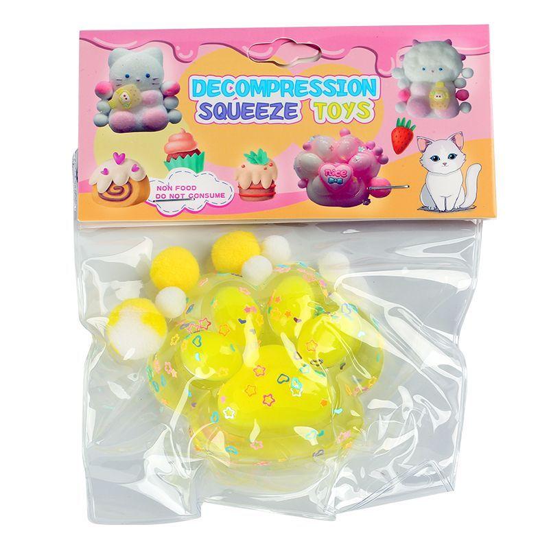 

Мила плюшева котяча лапка, іграшка для розваг, що стискається, надзвичайно м яка та липка текстура, іграшка для зняття стресу