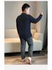 Plus Size Kids Long Sleeve T-Shirt for Boys & Girls - Thick Cotton Autumn/Winter Base Layer with Half-High Collar for Older Children.