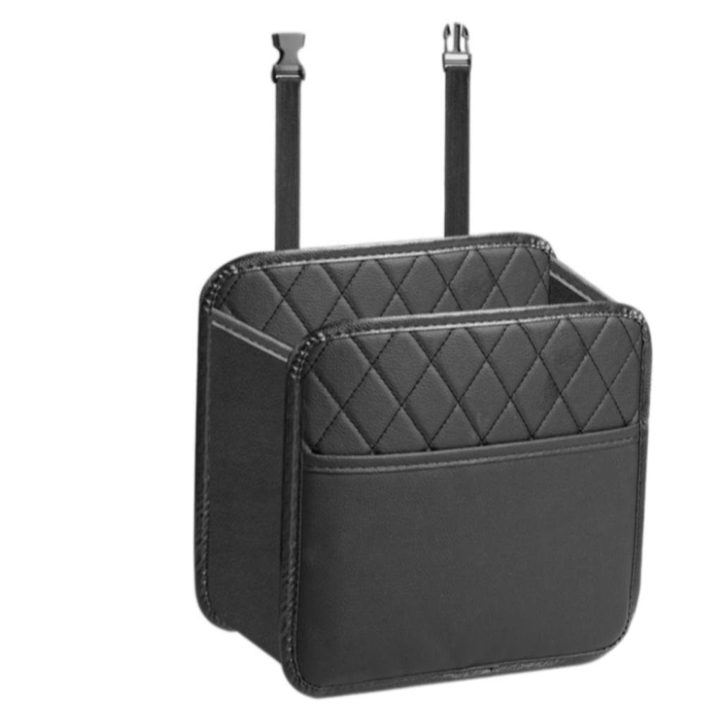 Leather Car seats Back Organizes with Spacious Pockets Convenient Storage Organizes for Bottles Toy Documents