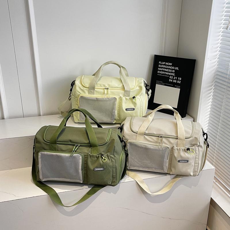 Reise-Fitness-Tasche mit großem Fassungsvermögen, wasserdichte, tragbare Sport-Duffel-Tasche für Herren, Handtasche für kurze Trainingsstrecken