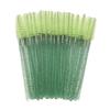 100Pcs/Bottle Disposable Mascara Wand Eyelash Brush Faux Crystal Eyebrow Spoolies Brush Portable Lash Makeup Applicator Brush Tools