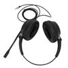 3.5mm Cell Phone Headset with Microphone Noise Cancelling Binaural Customer Service Headphone for