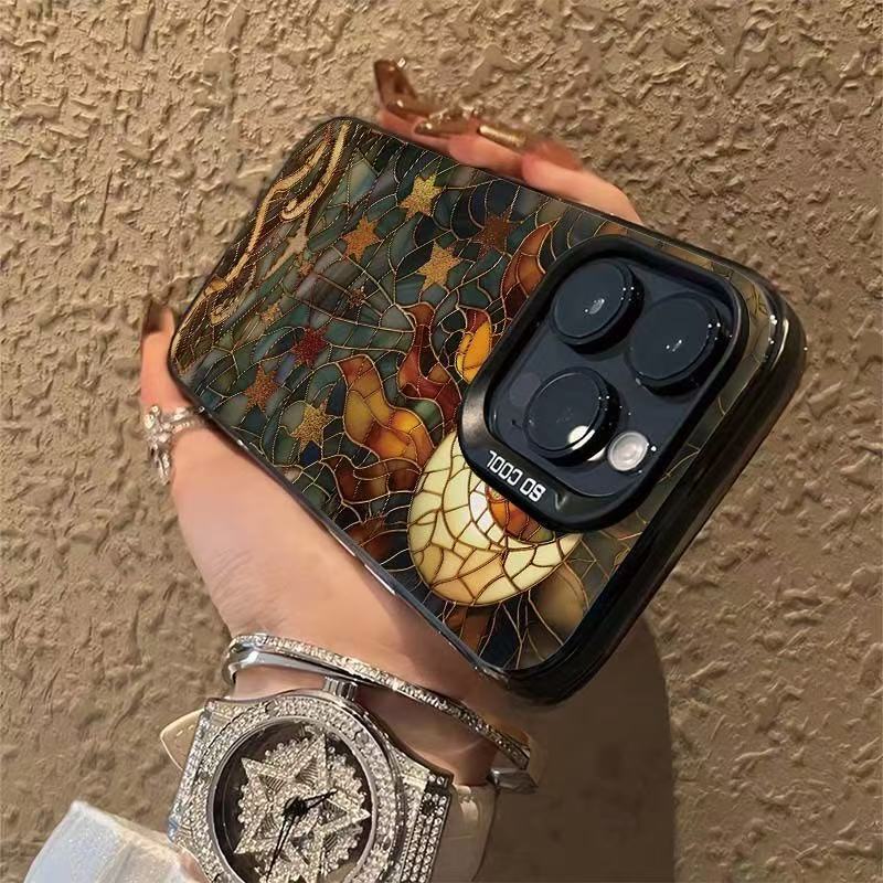 Art moon for iphone17 mobile phone case apple 15promax/14 new 13pro12 personality 16xr