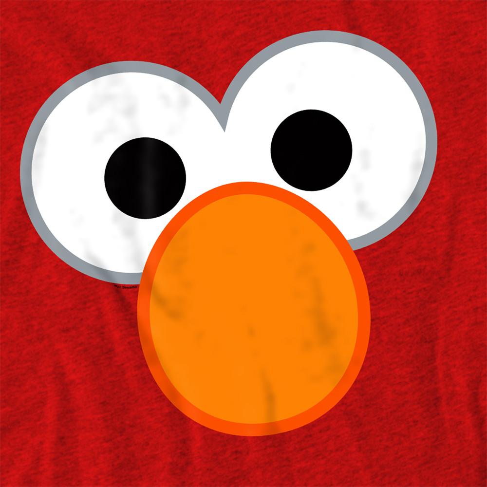 Sesame Street Unisex Adult Elmo Eyes Heather T-Shirt