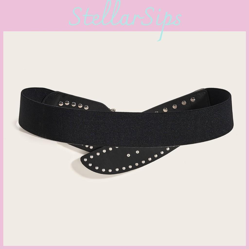 Metal Waist Retro Belt With Floral Water Digger Decor For Women Outerwear Skirts