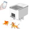 Alimentateur Automatique Intelligent WiFi à Programmation pour Aquarium Poissons Rouges 100ML Grande Capacité Alimentateur pour Poissons Contrôle par Application
