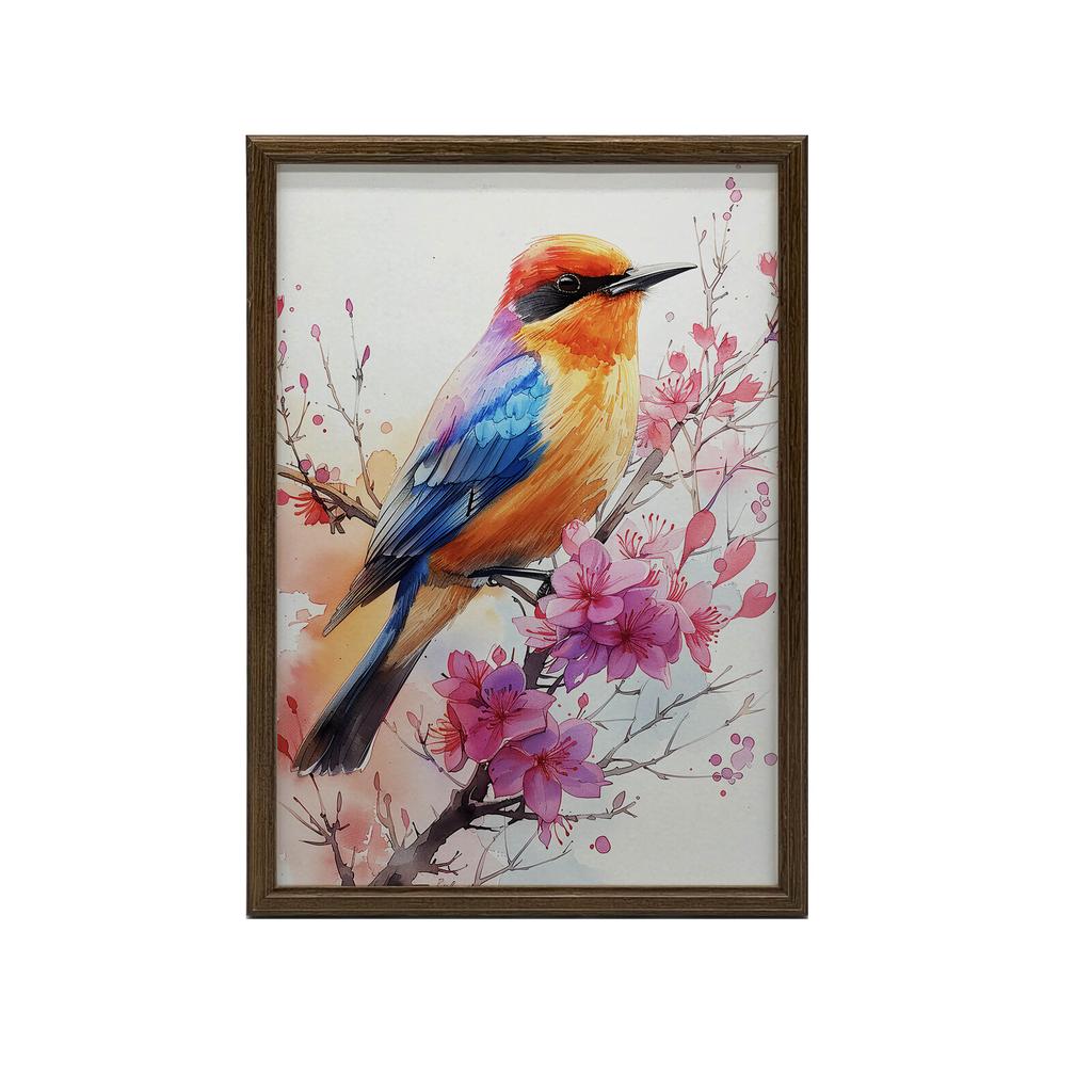 Melodia Kwitnącej Wiśni Melodia Kwitnącej Wiśni, 70X100 Cm, Bez Ramy, Płótno Premium Na Blejtramie
