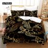 Exotic Sea Turtle Duvet Cover Microfiber Marine Life Geometric Comforter Cover 3D Ocean Theme Bedding Set Double Twin King Size