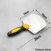 Curved Stainless Steel Spatula and Plastic Scraping Tool for Plastering and Wall Finishing, Free Shipping