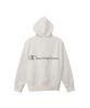 Champion Terry Zip Hooded TECH Pale Long Logo Embroidery Women's Sweatshirt, Weave®, CW-BS101, White, Sleeve, Quick-Drying, Stretch, One-Point