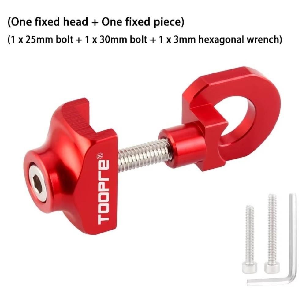 Aluminum Alloy Bicycle Chain Tensioner Fixed Gear Stabilizer Bicycle Chain Adjuster Anti-Drop Single Speed Bike Chain Fastener красный