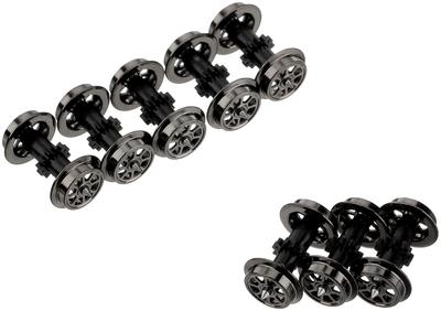 KATO N Gauge Old Style National Railway Spoke Wheels for 8 Model Railroad Supplies M, Pieces, 11-608,