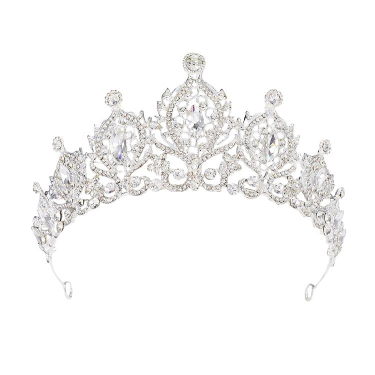 Luxurious Tiaras Women Crystal Crown Princess Headpiece for Bridal Parties and Birthday Celebrations
