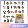 24pz Figure Azione Serie Brainrot Tung Tung Sahur Italiana - Tralalero Bombardino Crocodilo Shimpanzini Bananini Set Scatola Regalo