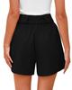 High-Waisted Fashion Casual Solid Color Shorts with Pockets for Women - Summer 2025 Collection