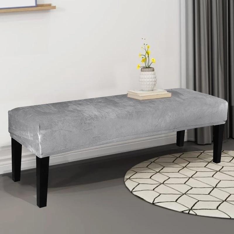 Soft Stretch Dining Spandex Stretch Chair Bench Cover Chair Cover Living Room Kitchen Bedroom