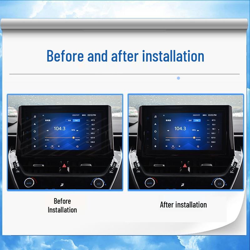 Xingtu Lanyue TPU Protective Film Set for 25 Models: Includes Navigation Screen Film and Central Control Sticker for Interior Car Decoration